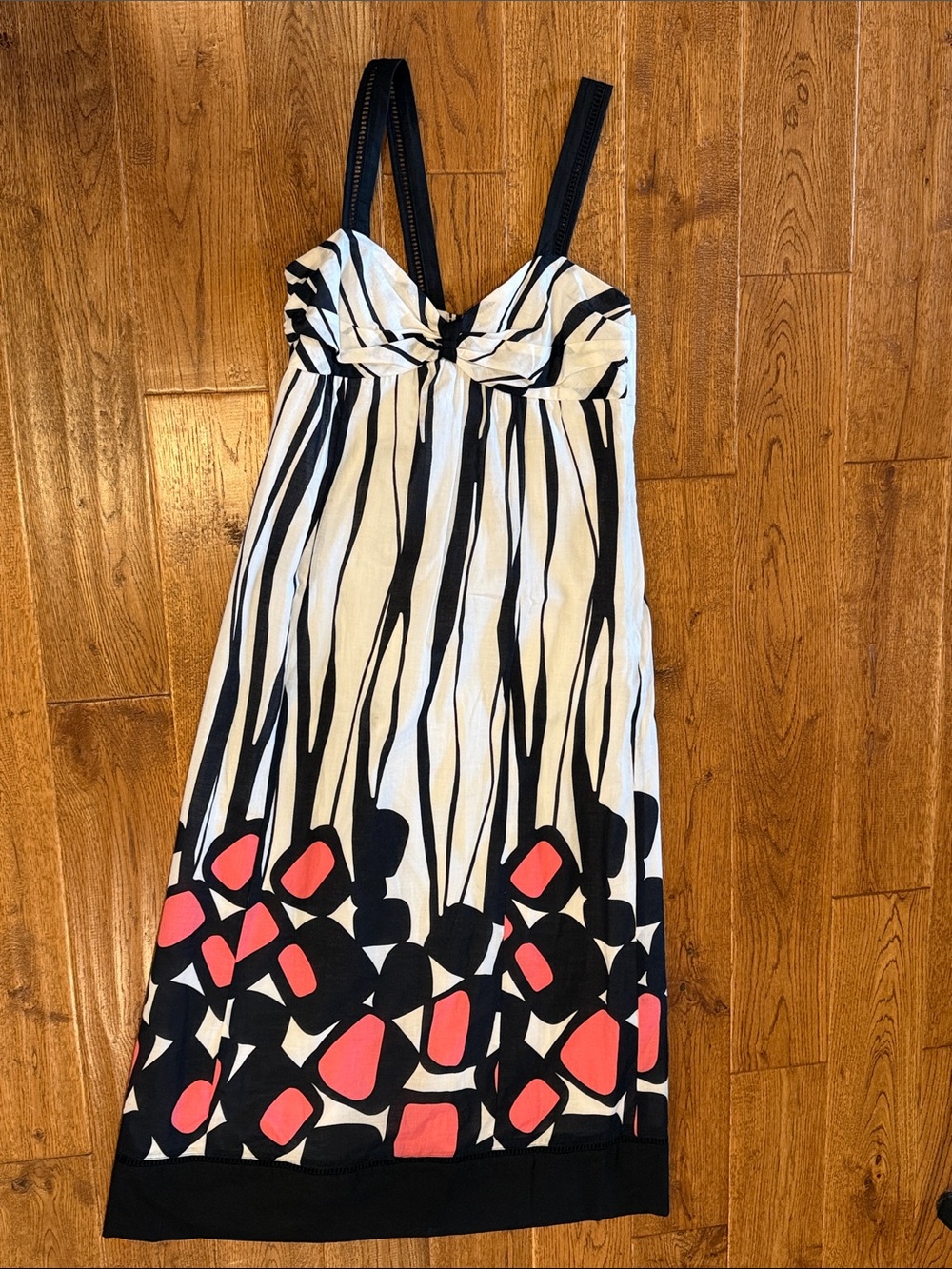 Claude Brown Y2K geometric dress